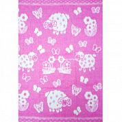 "Ермошка" одеяло байковое хлопчатобумажное розовое 57-4ЕТОЖ