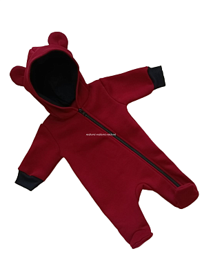 "МоёДитё" комбинезон с ушками бордовый КБ160 "Магнолия"  ? Уфе